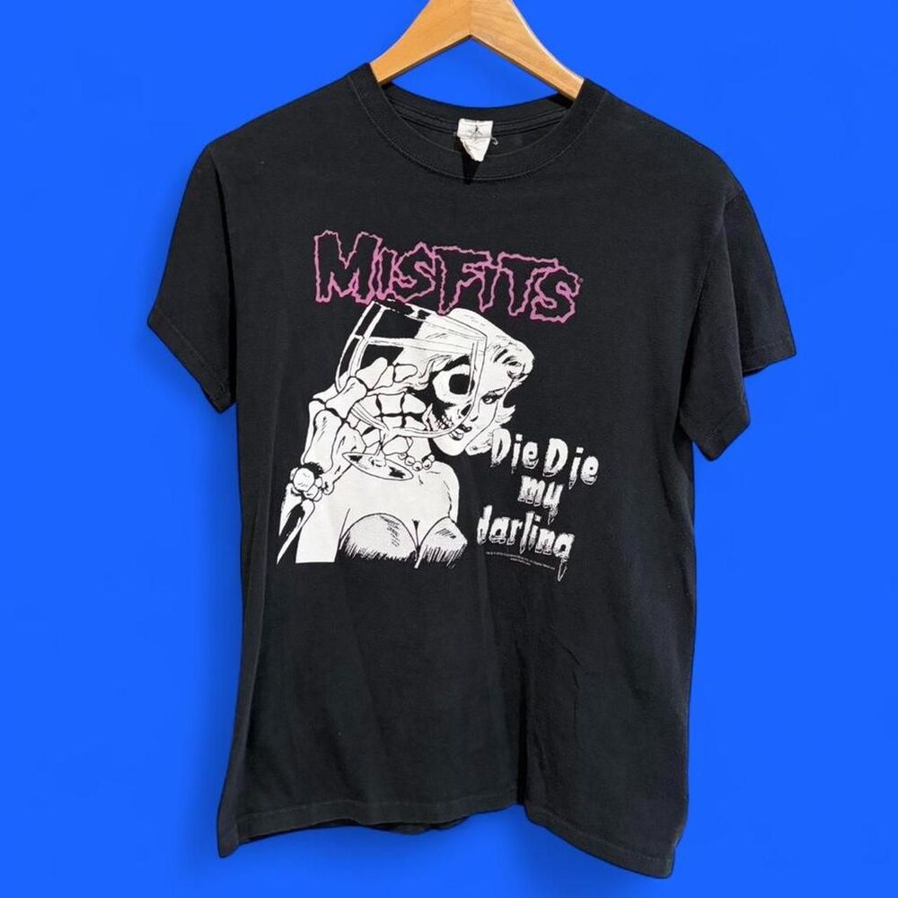 Y2K The Misfits Die Die my Darling Album Band Punk TShirt